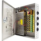 Weishuo 12V 10A DC 9 Output Power Supply Box Switch Mode CCTV Camera Distribution Power Supply