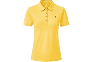 JINSHI Femme Polo Shirt de Sport à Manches Courtes Golf Tennis Tops