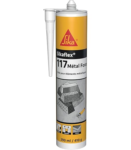 Colle De Construction Würth POWER - Noire/Blanche/Grise - 300 Ml, Colle Hybride Universelle Résistante Et étanche