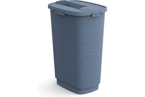 Rotho MyPet Cody Tierfutterbehälter 50l mit Deckel, Kunststoff (PP) BPA-frei, blau, 50l (39.7 x 29.6 x 58.5 cm)