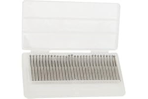 WALFRONT 30 Pièces Diamant Meulage Bits 3mm Boule Tête de Meulage Meuleuse Gravure Sculpture Outils