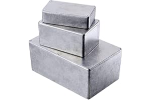 Enclosures 1590N1BK 1590N1 BLACK POWDER Boxes, & Cases 4.8 X 2.6 X 1.6 by Hammond Manufacturing