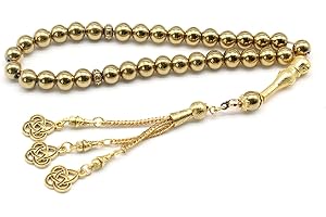 BESOT Asbih Perles de prière islamiques 33 8 mm Tasbeeh, Sibha, Mala musulmane, Masbaha, Misbaha, Tesbih, Tespih, Dhikr, perles de zikr, perles anti-soucis