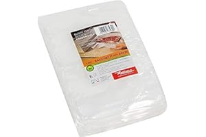 Reber Sacchetti Goffrati 6723N per sottovuoto, 20x30 cm, 105 micron, anti-UV, 100pz., trasparente