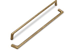 SYZOW 6 sztuk uchwytów do szafek, antycznego brązu, nowoczesne uchwyty meblowe, rozstaw otworów 192 mm, antyczny brąz, złote uchwyty do szafek kuchennych