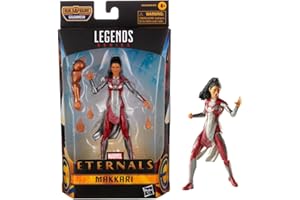 Universo Marvel Hasbro Marvel Legends Series - Makkari (Action Figure 15 cm, con 2 Accessori Inclusi, Build-A-Figure, The Eternals), Multicolore