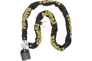 FD-MOTO 1.8M*10mm Heavy Duty 3.9KG Steel Anti-theft Motorbike Motorcycle Chain Lock Pad Lock Bike Scooter Bicycle