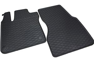 KFZPREMIUMTEILE24 Gummimatten Premium Qualität Fußmatten 2-teilig Kompatibel mit ForTwo Forfour ab Baujahr 11/2014 Kompatibel mit Twingo ab 09/2014