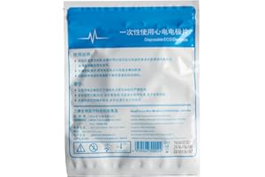 Home Care Wholesale Einmalelektrode für Heal Force Prinz 80B, 180B, 80A, 180D EKG-Monitore Sealed Packung mit 25 Premium-Fabric-Elektroden