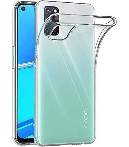 Yoedge Cover Natalizia Per OPPO A92/A52/A72 4G – Silicone TPU Trasparente Con Disegno 3D Babbo Natale, Antiurto E Leggera