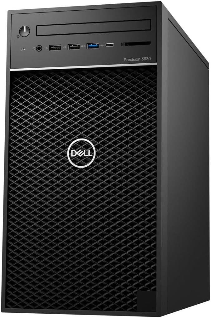Dell Precision 3630 Mini Tower PC - Intel Core i7 8th Gen (6 Cores Upto 4.60Ghz), 32GB DDR4 RAM, 480GB SSD Storage, 300MBPs USB WiFi, Windows 11 Pro Operating System (Renewed)