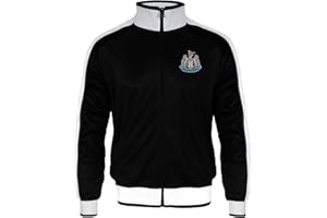 NEWCASTLE UNITED F.C. Newcastle United Mens Jacket Track Top Retro OFFICIAL Football Gift
