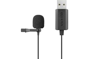 BOYA BY-LM40 - Microfono lavalier USB omnidirezionale a condensatore, per computer portatile, PC, MacBook, microfono, per registrazione video