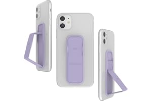 CLCKR Soporte de teléfono Universal con Agarre Delgado y múltiples Modos de visualización para iPhone 15/14/13, Samsung S22, Huawei, LG teléfonos, tabletas y más, Lila