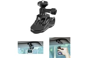 Fututech Regulowany uchwyt samochodowy do Insta360 X4 Go3 X3 X2 One R 1/4 osłona przeciwsłoneczna do GoPro13 12 11 10 9 8 klips do DJI Osmo Action 5 4 3 2 akcesoria do montażu kamer akcji