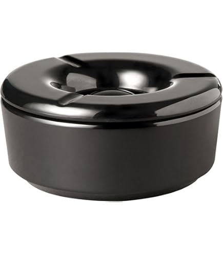Philippi 195149 Cocoon Ashtray with Screw Lock Brushed Stainless