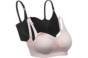 iloveSIA® Damen Still BH ohne Bügel Schwangerschafts-BH Unterwäsche Nahtlos Komfort