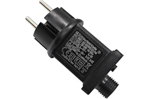 24 V 6 W LED-strömförsörjning, IP44 LED omvandla låg spänning adapter drivrutin ersättning för julljus, älvljus