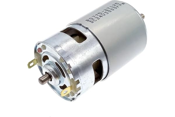 YAKUFAST DC 12V Motor RS775 Stort vridmoment Lågt brus 775 24V Dubbelkullager 3000 rpm 4500 rpm 6000 rpm 8500 rpm 10000 rpm(15000rpm,12V)