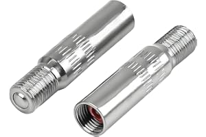 2 styck Förlängningsventil för däck, Förlängningsventil för däck 39 mm, Kopplingar i koppar-nickel, för elektrisk skotterre