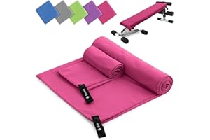 Sinand Ręcznik sportowy, zestaw 2 szt. (różowy)