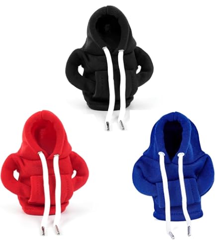 Pomos Para Palanca De Coche Funda Con Capucha Para Palanca De Cambios De Coche, Bonita Sudadera, Cubierta De Perilla De Palanca De Cambios, Decoración De Manija, Se Adapta A Cambio De Coche