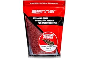 ‎TANDEM BAITS Tandem Baits Karpfen Futter Angelfutter Pellets Method Feeder Pellet 2 mm 1 kg