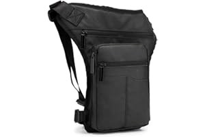 Hebetag Borsa da Gamba per Moto Marsupio in Nylon per Uomo Donna Bicicletta da Viaggio Tasca Tattica per Esterni Zaino da Viaggio