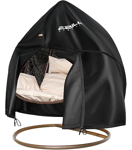 Hängesessel-Abdeckung 230x200cm - Wasserdicht Für Eierstuhl Grau