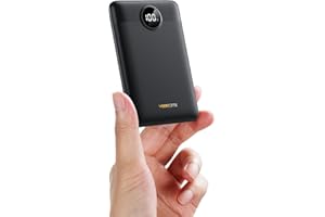 VEEKTOMX POWER BANK VEEKTOMX Mini Power Bank 10000mAh powerbank 22,5W PD QC3.0 Szybkie ładowanie USB C przenośna ładowarka z 2 wyjścia Ultra Compact Zewnętrzna Bateria Kompatybilny iPhone 15/Galaxy/iPad/Mini wentylator