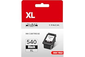 Druckerpatronen 540 XL 540XL PG-540XL Kompatibel für Canon 540 PG 540 Schwarz PG540 PG540 XL PG540XL Patronen für Canon TS5150 Druckerpatronen TS5151 MG3650s MG3600 MG3650 (1er-Pack)
