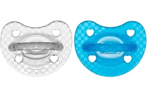 Chicco PhysioForma Gommotto Luxe Fluo, Ciuccio in Silicone 16-36 M, Set di Gommotti Morbidi e Delicati, Supportano la Respirazione Fisiologica e Favoriscono il Corretto Sviluppo della Bocca, 2 Pezzi