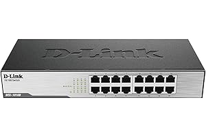 D-Link DES-1016D - 16-Port Fast Ethernet Unmanaged Desktop Switch, UK Model
