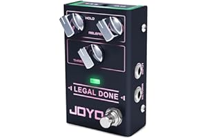 JOYO Noise Gate, pedale soppressore del rumore per chitarra, elimina il rumore e riduce il ronzio, per chitarra elettrica, metodo a 4 cavi (LEGAL DONE R-23)