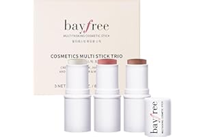 bayfree 3 PCS Makeup Cream Contour Stick Set, Illuminante Viso & Blush & Bronzer Stick, Effetto Naturale Opaco o Lucido, Lunga Durata, Multiuso per Ogni Tipo di Pelle