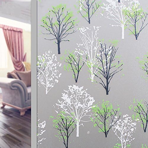 Frosted glass films window sticker window paper static electricity fresh light opaque anti emptied toilet bathroom-A 80x200cm(31x79inch)