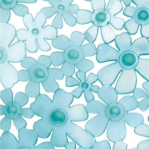 InterDesign 80611EU Blumz Badematte, blau - 4
