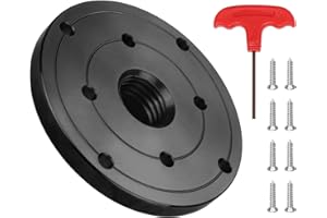 DEEFIINE Mandrins de plaque frontale de tour à bois de 100 mm, plaque frontale pour tour à bois, plaque frontale de tour pour broche M18X2,5