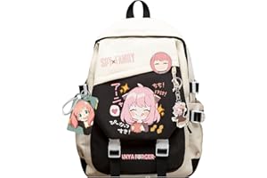 acsewater Spy x Family Sac Ã Dos Anime Extérieur Casual École Sac Spy x Family Forger Anya Forger Yor Epaule Sac Sac Voyage Sac Toile