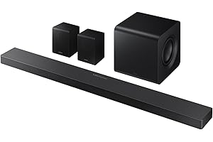 Samsung Barra de Sonido HW-QS750F/ZF -Wireless Dolby Atmos, 3.1.2ch Sound, Q-Symphony, SpaceFit Sound
