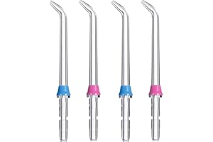 LOVE BEGANS 4 Pezzi Accessori Waterpik, Irrigatori Orali, Idropulsore Ugello, Pulizia dell'ugello del Dente, Waterpik Ugello per WP-100 WP-250 WP-462 WP-660