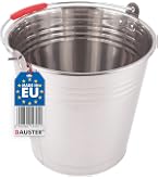 Seau Inox Alimentaire 10L HENDI - Diamètre 278mm Pour Cuisine Professionnelle Et Multi-Usages