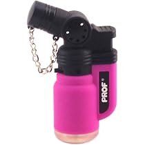 Briquet Chalumeau Tempête Rechargeable - Flamme Réglable - Couleur Orange - Usage Profesionnel Ou Loisir