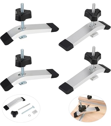 Morsetti Per Binario A T In Lega Alluminio - Fissaggio Rapido Per Lavorazione Legno E Metall - Foto 9