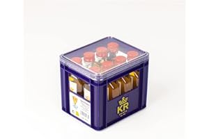 HOMRY Spice Monkey Mini Cajon Spice Monkey, 50 ml X 8Ud, 30°%Vol, Licor Whisky Canadiense, Canela y Chili, Botellas de Licor Miniatura, Licores Miniaturas, Mini Botellas Alcohol - 400 ml