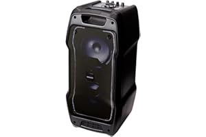 AIWA Kbtus-400: Altavoz Karaoke con Bluetooth, Dos Micrófonos, Mando A Distancia, Puerto Auxiliar