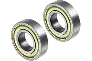 CoCud Tief Rillen Kugellager 6900-ZZ Modell 10mm x 22mm x 6mm Karbonstahl Doppelte Abschirmung Lager - (Anwendung: für Motor Skateboards Rollenräder) 2Stk