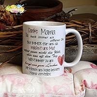 Kaffeebecher ~ Tasse - Danke Mama (wir) ~ Mutter ~ Weihnachten Geschenk