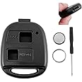 For Toyota Prado Corolla Echo Tarago Alphard MR2 HiAce Previa RAV4 Yaris Passo BB Pixis Epoch Pixis Space Pixis Truck Rush Celica 2 Buttons Car Key Fob Case Shell Battery CR2016