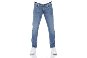 MUSTANG Jeans Herren Stretch Oregon Tapered Fit Jeanshose Hose Denim Blau Grau Schwarz 30 31 32 33 34 36 38 40 42 44